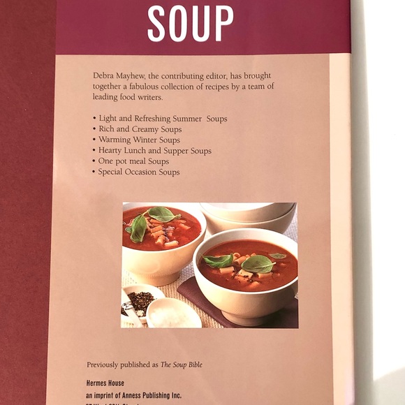 SOUP by Deborah Mayhew Hard Cover Cookbook 200 Soup Recipes Fr Around The World - Picture 7 of 10